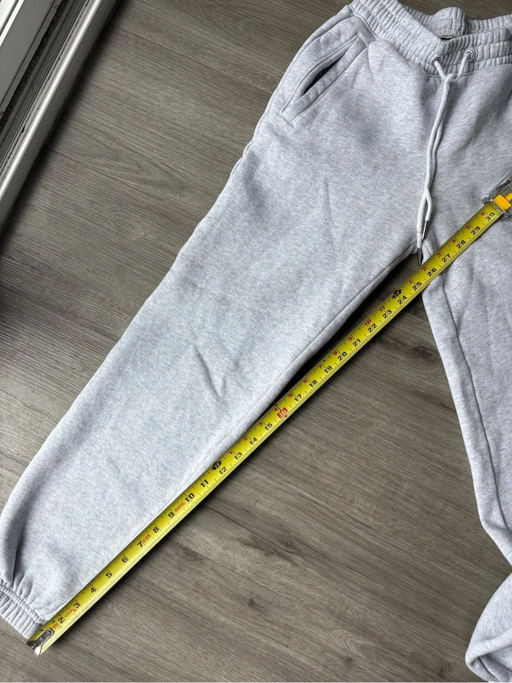 Abercrombie & Fitch Sunday Sweatpant Fleece Joggers Light Grey - Picture 11 of 11